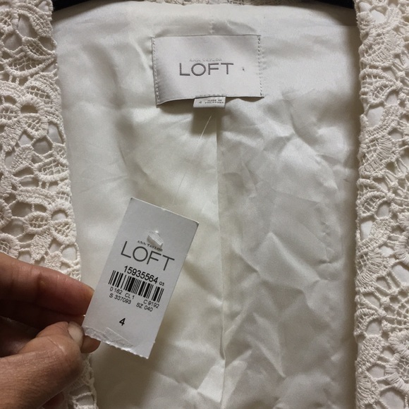🆕Ann Taylor LOFT lace blazer - Picture 5 of 8